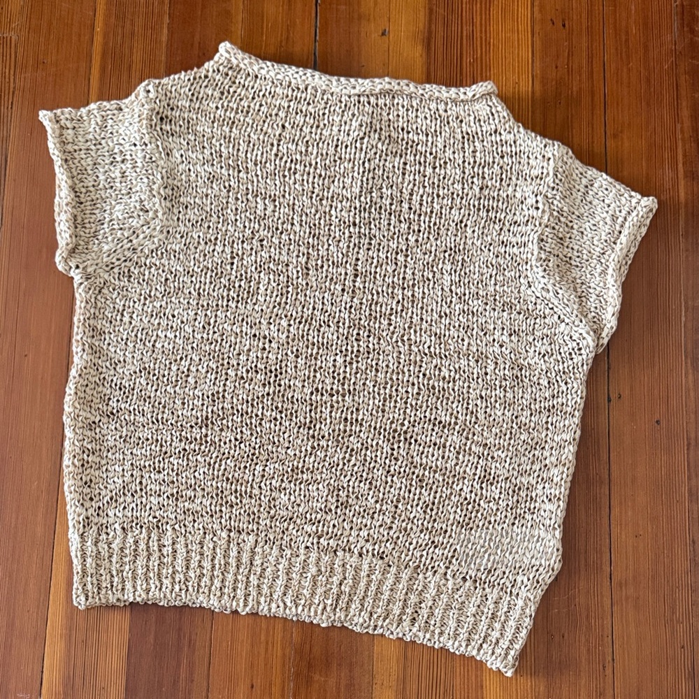 J. Crew Montauk textured Knit Sweater-Tee Size Small NWT's
